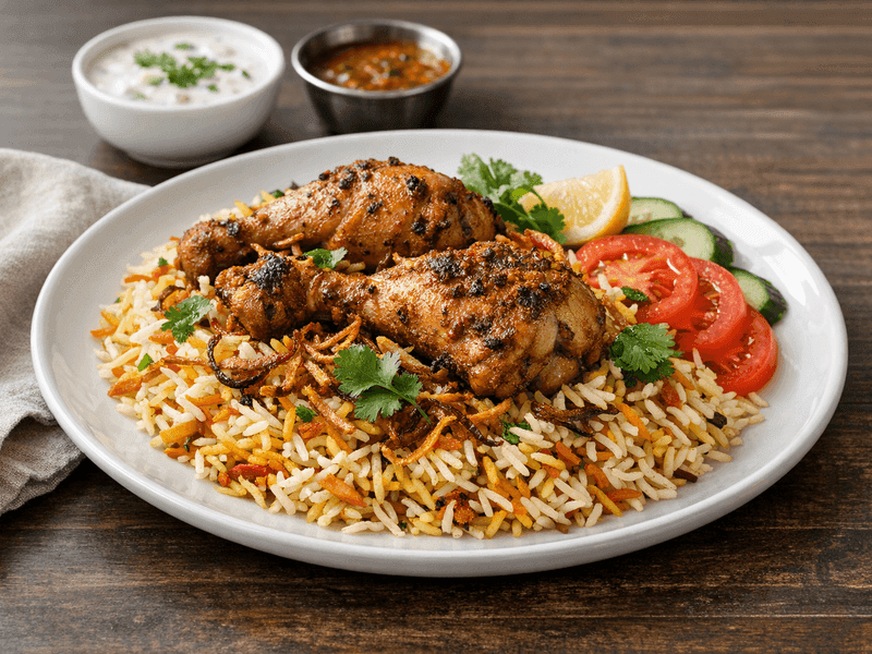 Chicken Biryani Plate