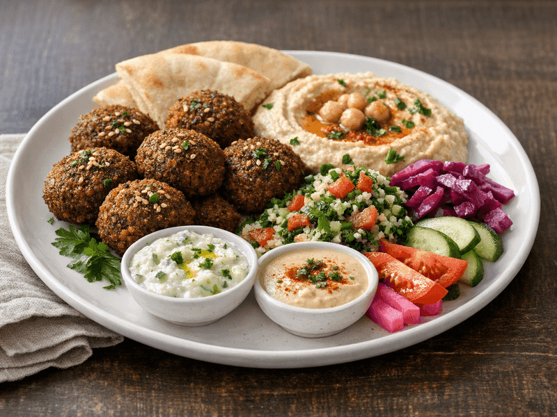 Falafel Lunch Plate